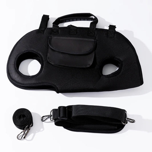 Portable and breathable outdoor pet leash backpack, suitable for cats and dogs