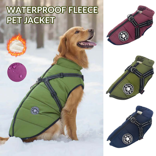 Waterproof Winter Jacket with Built-in Harness - Buy 2 Pcs Enjoy Free Shipping!