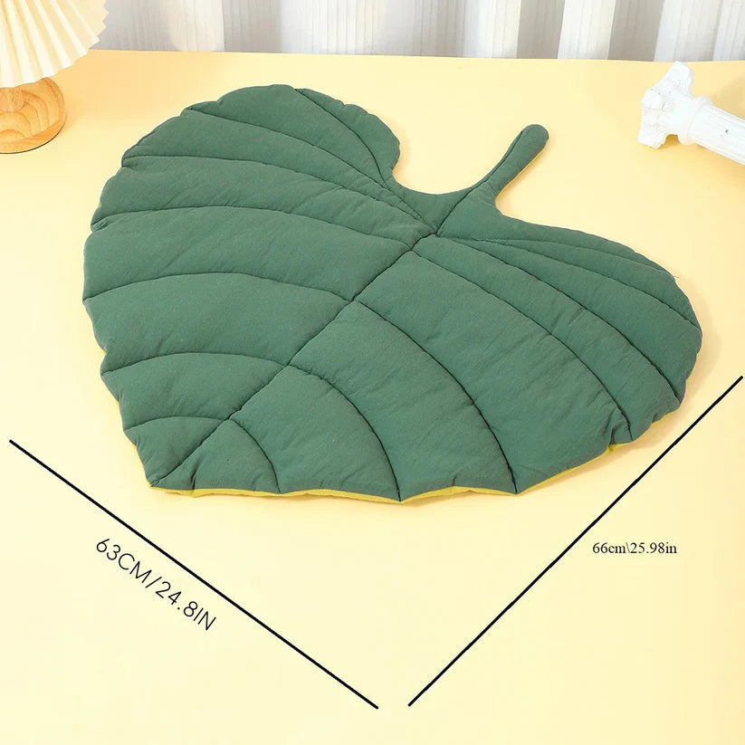 Leaf Cat Bed Mat