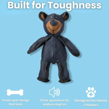 Bear Dog Toy for Dogs, New Robust Bear Dog Toy, Resistant Squeaky Dog Toys for Pets