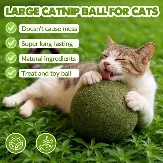 Giant Catnip Ball - Extra Large 10cm+ Jumbo Size For Cats