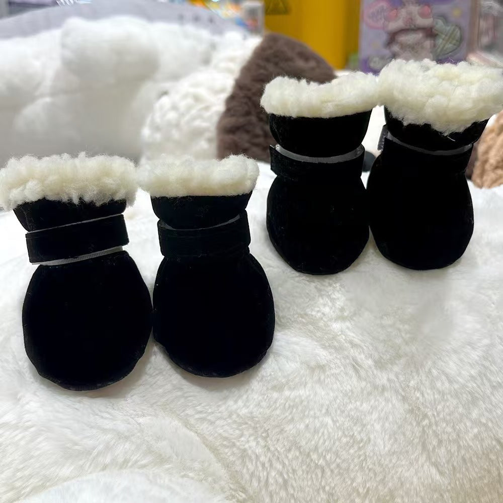 Warm Winter Dog Boots – Anti-Slip Paw Protectors