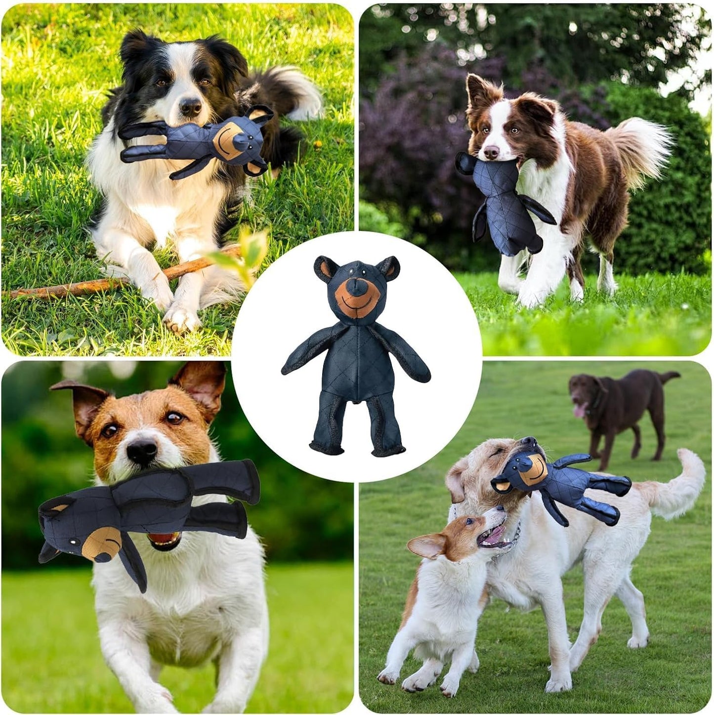 Bear Dog Toy for Dogs, New Robust Bear Dog Toy, Resistant Squeaky Dog Toys for Pets