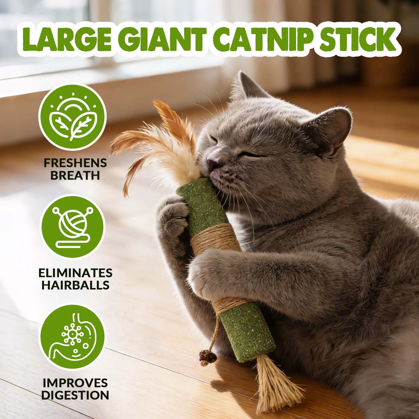 Giant Catnip Ball - Extra Large 10cm+ Jumbo Size For Cats