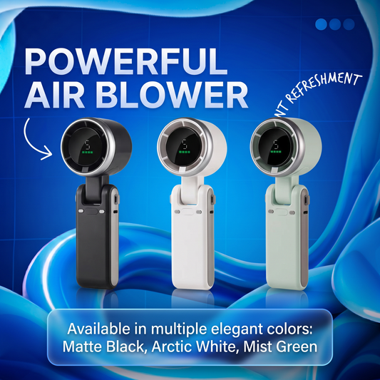 🔥Portable Handheld Turbo Fan-your ultimate on-the-go breeze