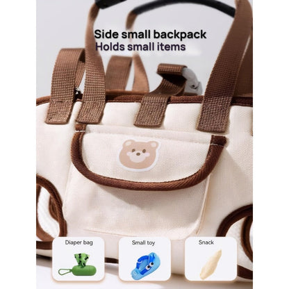 Portable and breathable outdoor pet leash backpack, suitable for cats and dogs