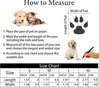 Warm Winter Dog Boots – Anti-Slip Paw Protectors