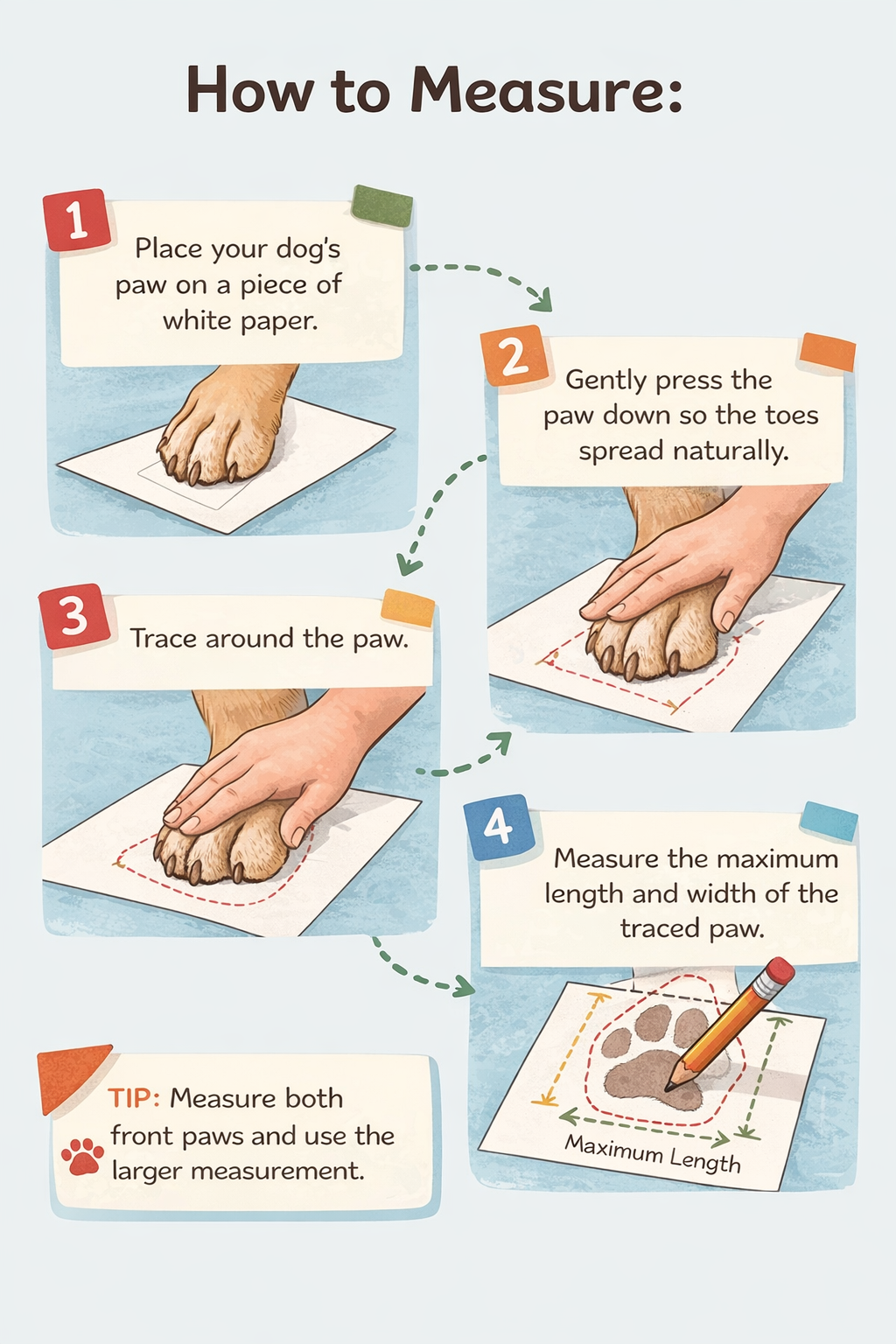 All-Terrain Dog Shoes With Anti-Slip Soles & Dial Adjustment - 4-Pack