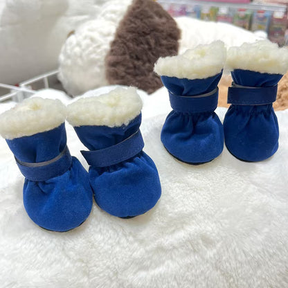 Warm Winter Dog Boots – Anti-Slip Paw Protectors