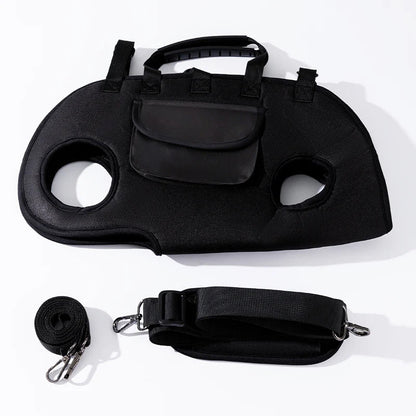 Portable and breathable outdoor pet leash backpack, suitable for cats and dogs