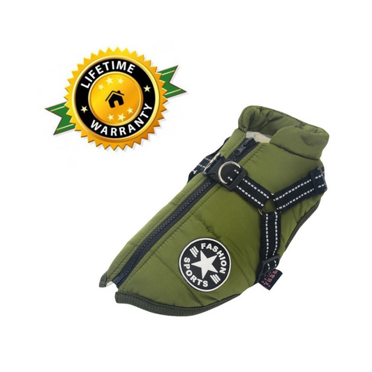 Waterproof Jacket Harness-Green