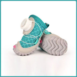 All-Terrain Dog Shoes With Anti-Slip Soles & Dial Adjustment - 4-Pack