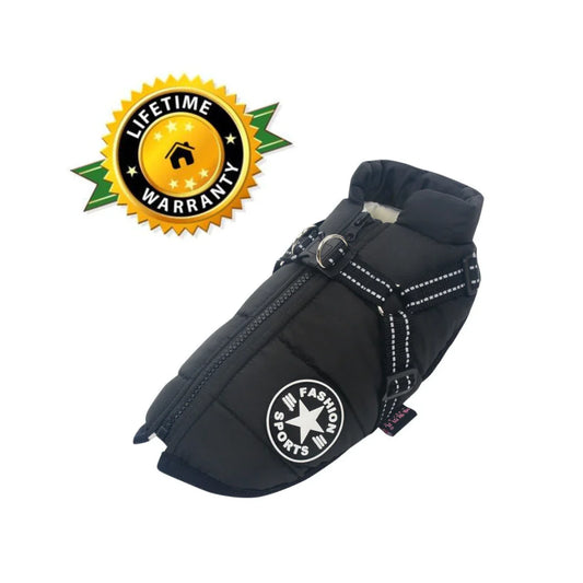 Waterproof Jacket Harness-Black
