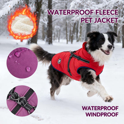 Waterproof Winter Jacket with Built-in Harness - Buy 2 Pcs Enjoy Free Shipping!