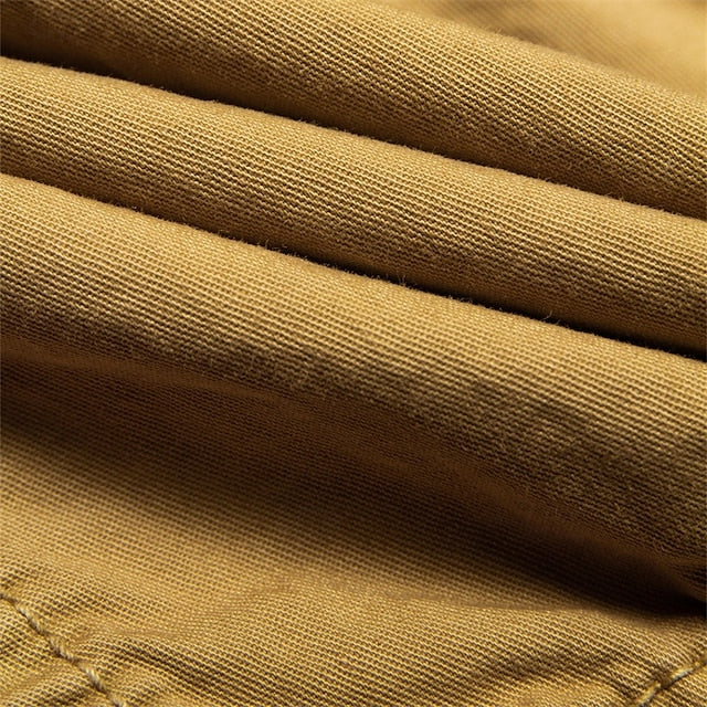 Men's Multi Pocket Plain Cargo Shorts