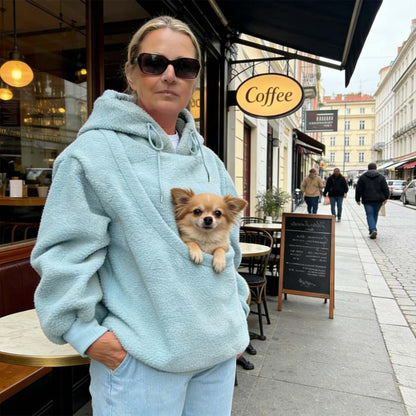 Pet Carrier Hoodie – Hands-Free Wearable Hoodie For Small Dogs & Cats