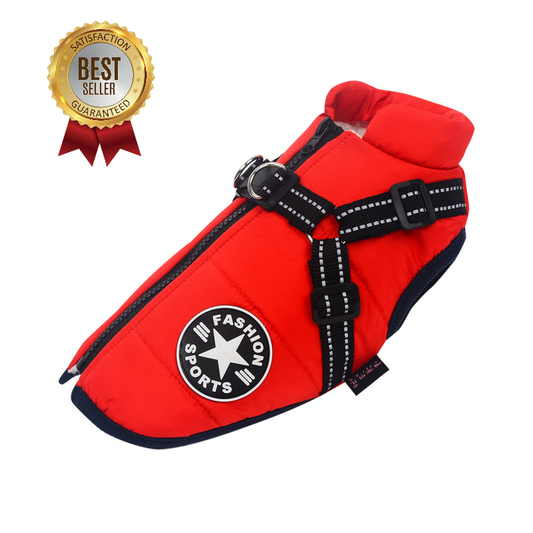 Waterproof Jacket Harness-Red