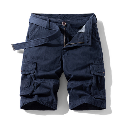 Casual Cotton Camo Multi-pocket Men Shorts