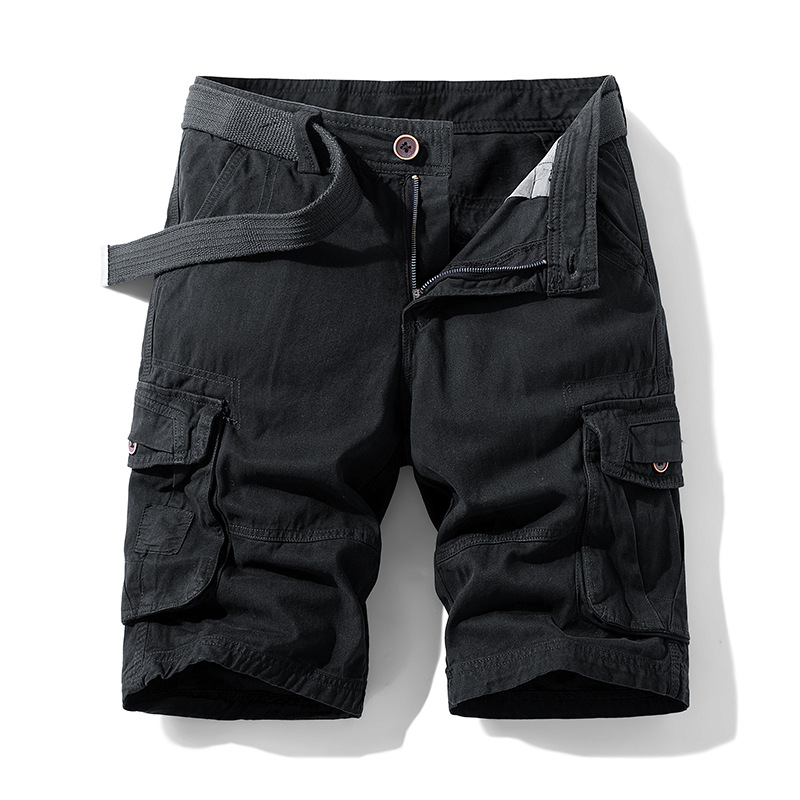 Casual Cotton Camo Multi-pocket Men Shorts