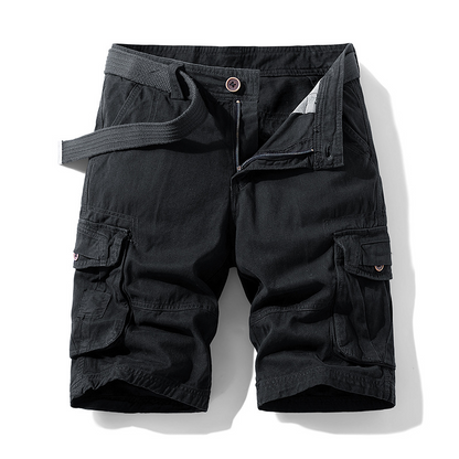 Casual Cotton Camo Multi-pocket Men Shorts