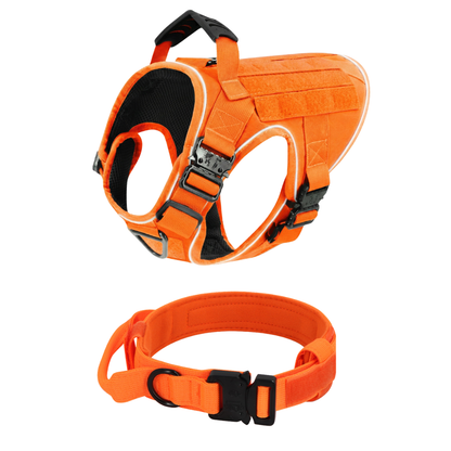 Tactical No-Pull Dog Harness (4 Metal Buckles)