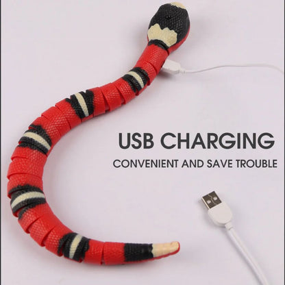 Realistic 3D Snake Interactive Pet Toy – Smart Sensor Automatic Moving Toy
