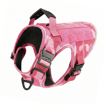 Tactical No-Pull Dog Harness (4 Metal Buckles)