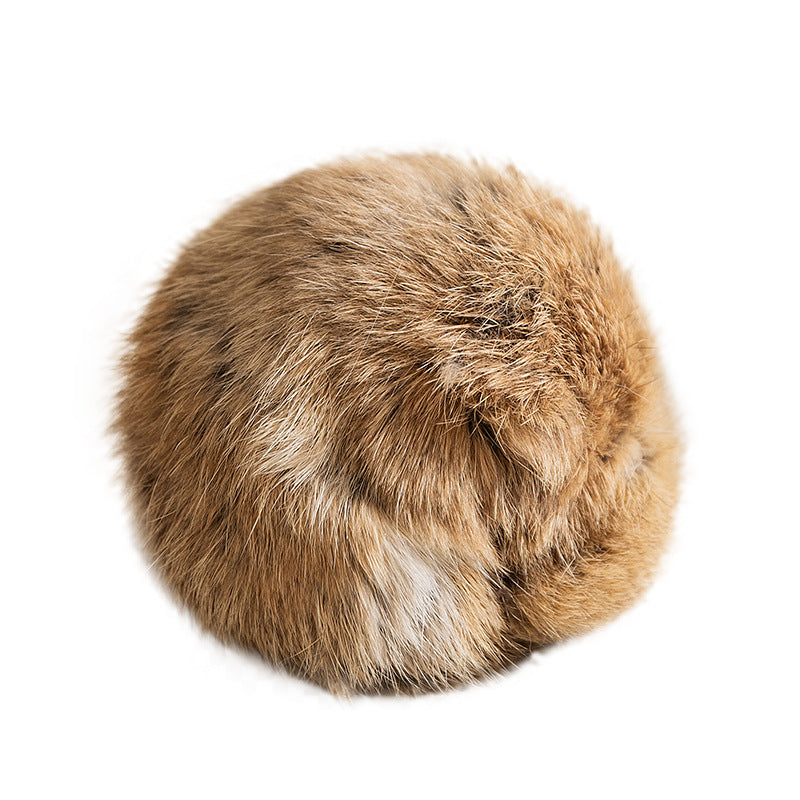 Rabbit Fur Ball Cat Toy