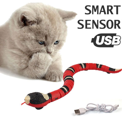 Realistic 3D Snake Interactive Pet Toy – Smart Sensor Automatic Moving Toy