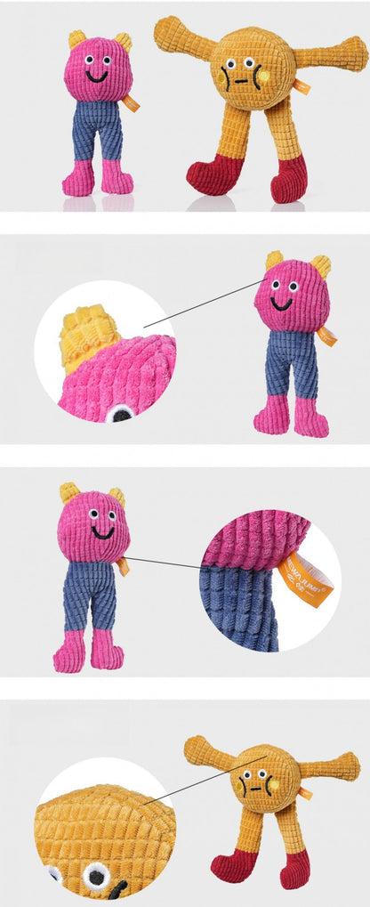 ✨Hot Sale🎁 Interactive Plush Cat Squeaky Toy