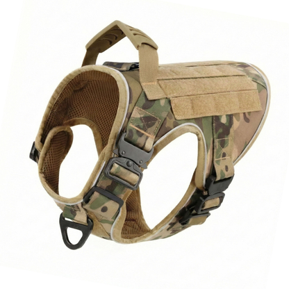 Tactical No-Pull Dog Harness (4 Metal Buckles)