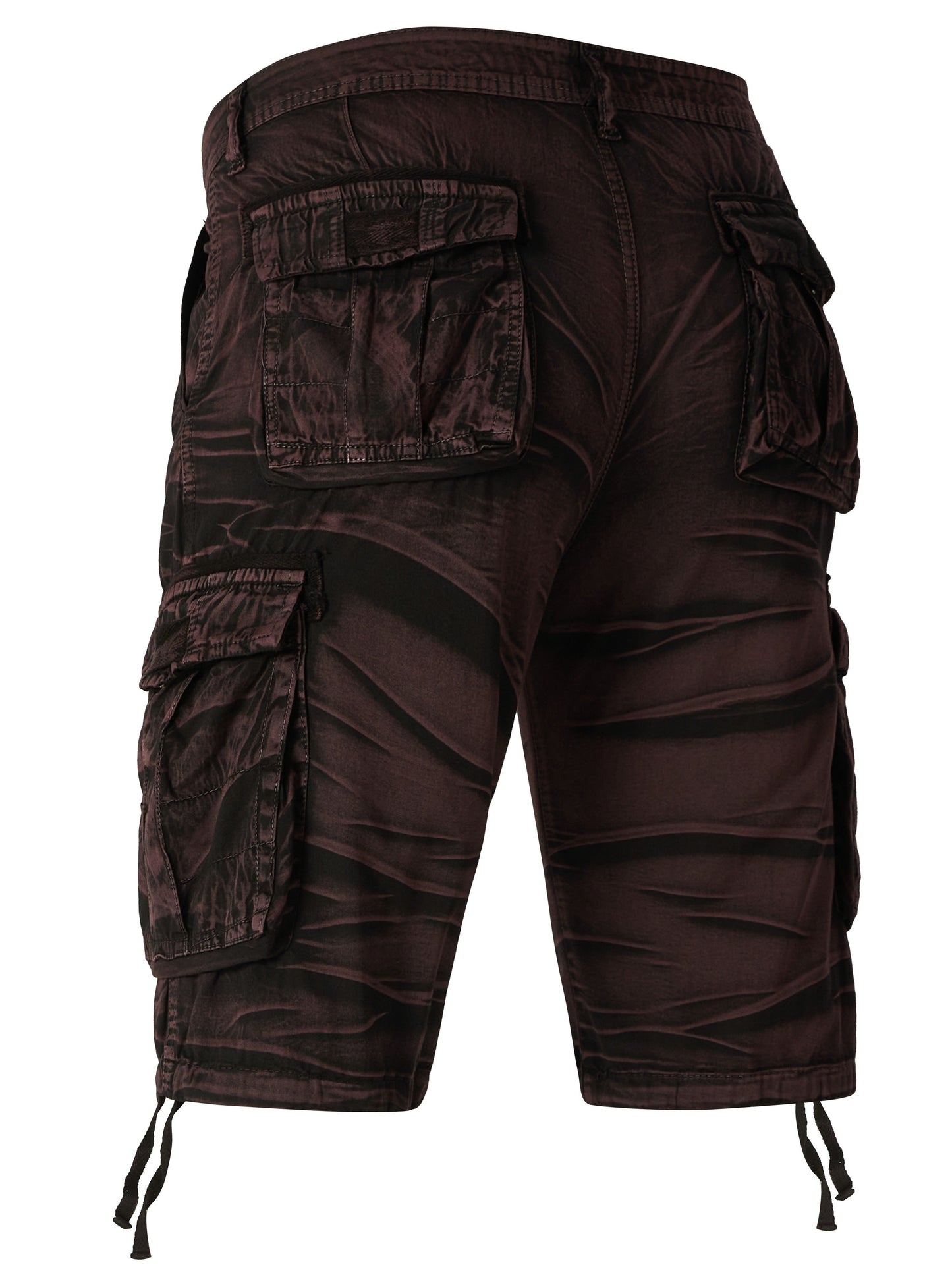 Camo Pattern Cotton Cargo Shorts