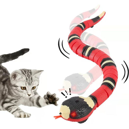 Realistic 3D Snake Interactive Pet Toy – Smart Sensor Automatic Moving Toy
