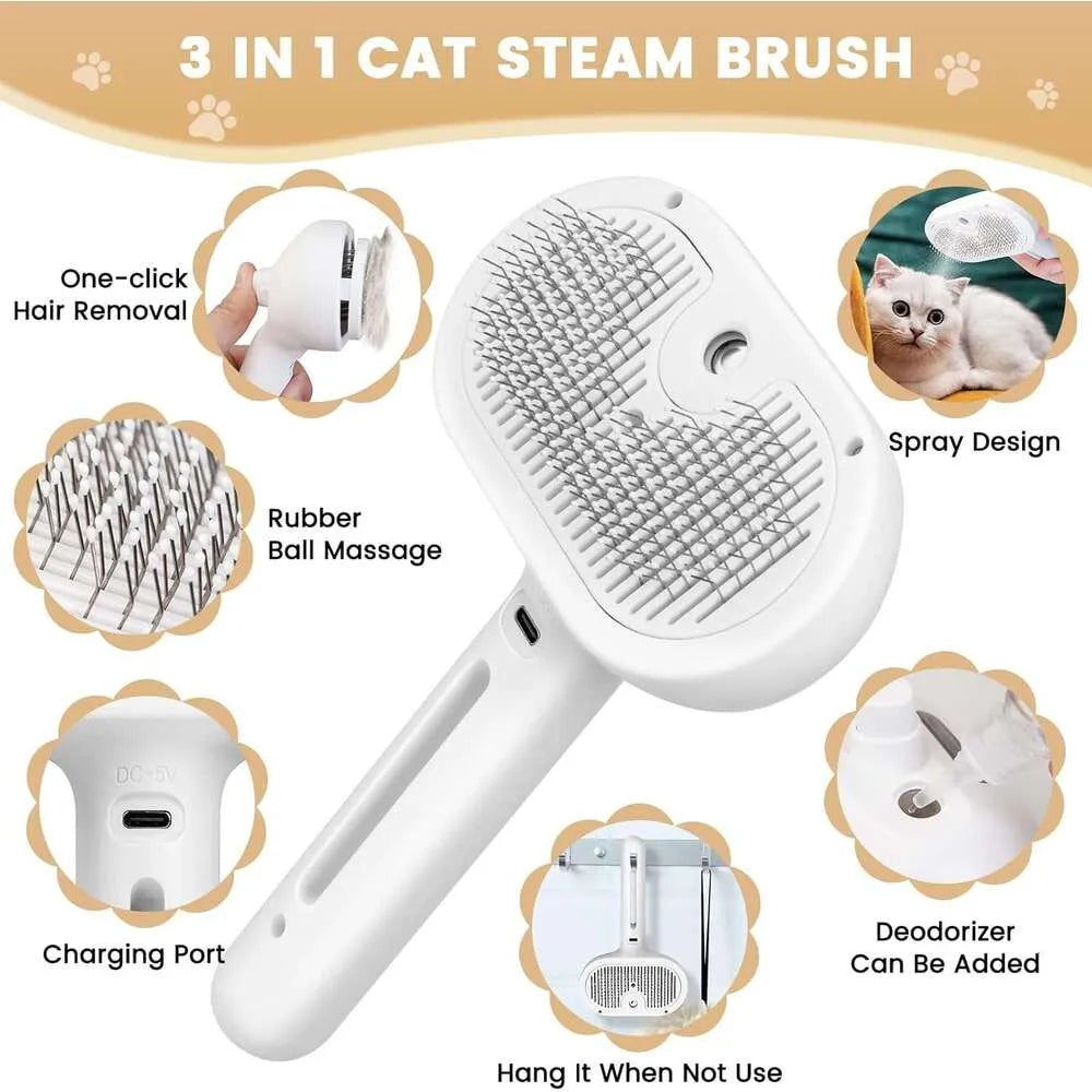 Pawbb™ FurSteam Brush