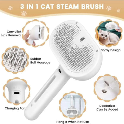 Pawbb™ FurSteam Brush