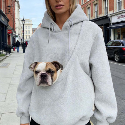 Pet Carrier Hoodie – Hands-Free Wearable Hoodie For Small Dogs & Cats