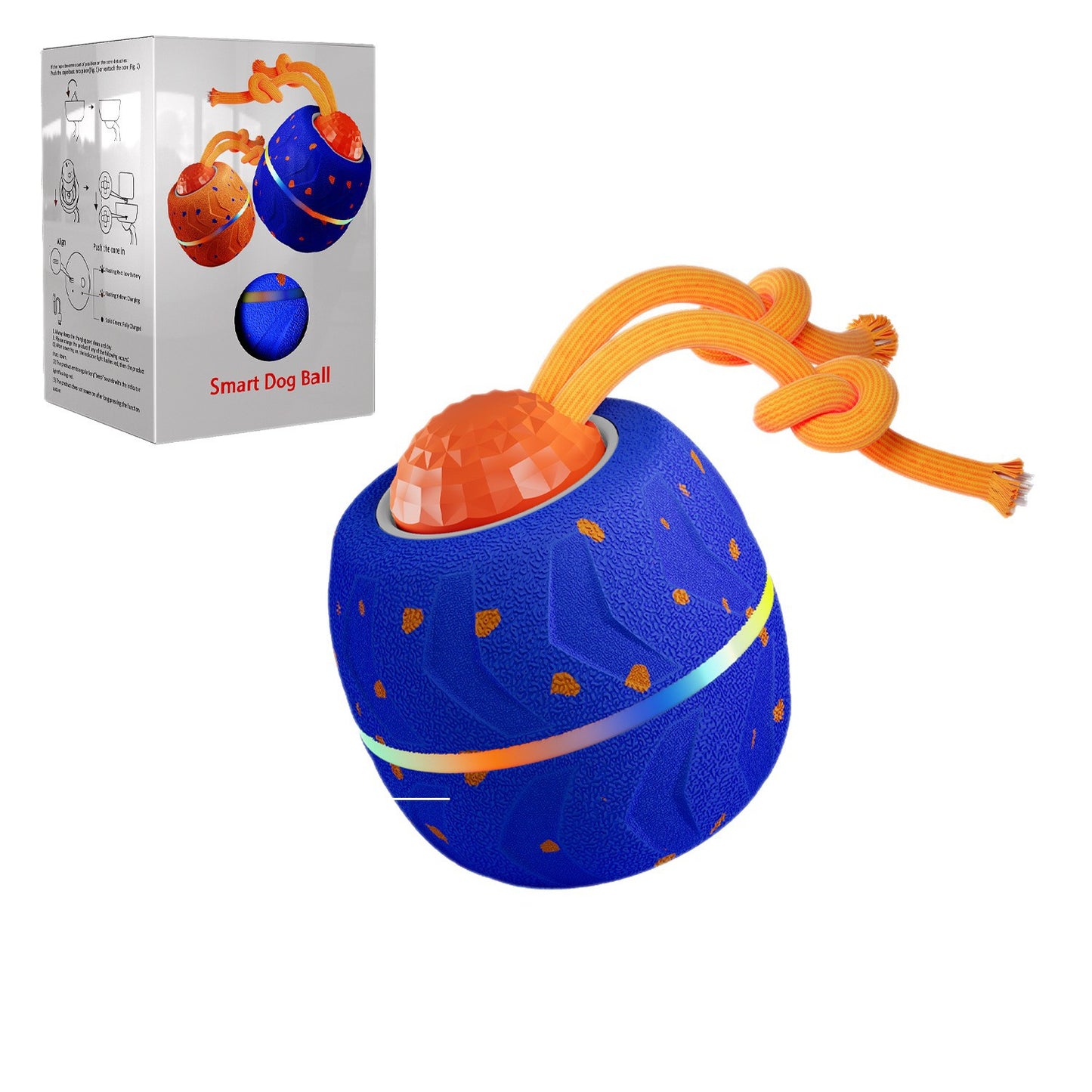 🔥 🔥 Wicked Ball Rolly Automatic Rotating Dog Toy
