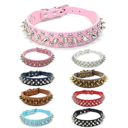 Anti-bite Rivet Fashion Pet Collar