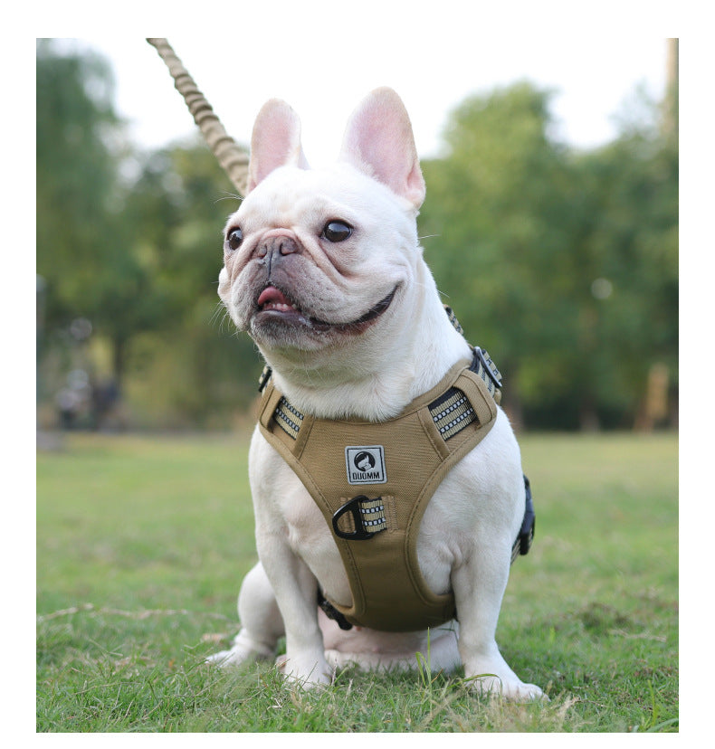 Dog Leash Vest Style Dog Harness Tactical Dog Harness Multifunctional tactical chest backpack