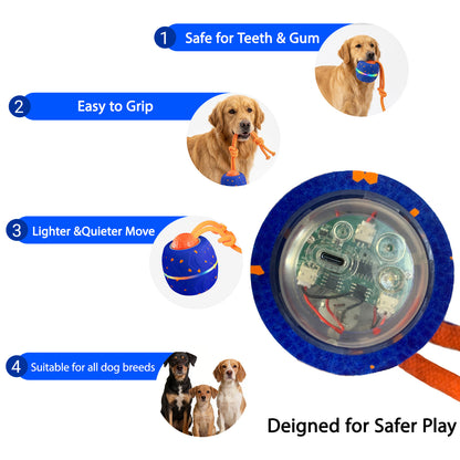 🔥 🔥 Wicked Ball Rolly Automatic Rotating Dog Toy