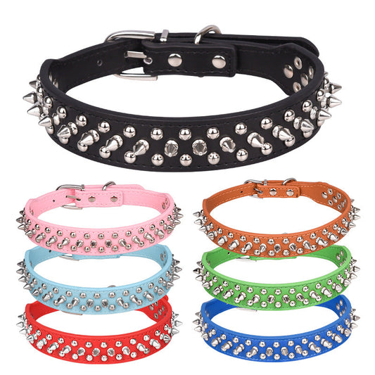 Anti-bite Rivet Fashion Pet Collar