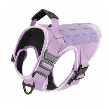 Tactical No-Pull Dog Harness (4 Metal Buckles)