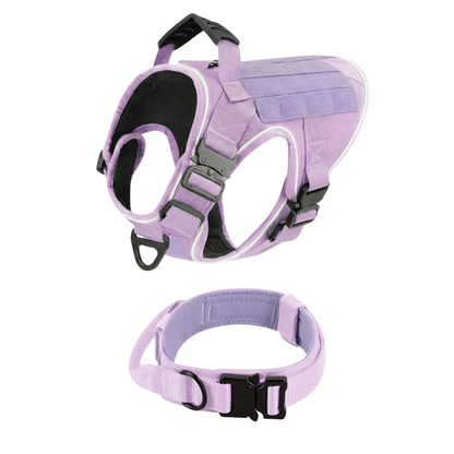Tactical No-Pull Dog Harness (4 Metal Buckles)