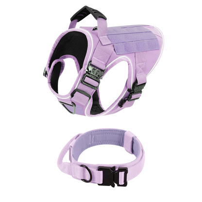 Tactical No-Pull Dog Harness (4 Metal Buckles)