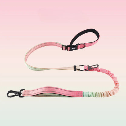 Hands-free dog leash, crossbody dog leash, with car seat belt, suitable for walking, jogging, hiking, traveling, etc.