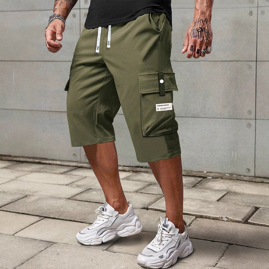 ⏳LAST DAY SALE 50% OFF !!📢Men's Casual Drawstring Capri Cargo Pants-Buy 2 Get Free Shipping Today!