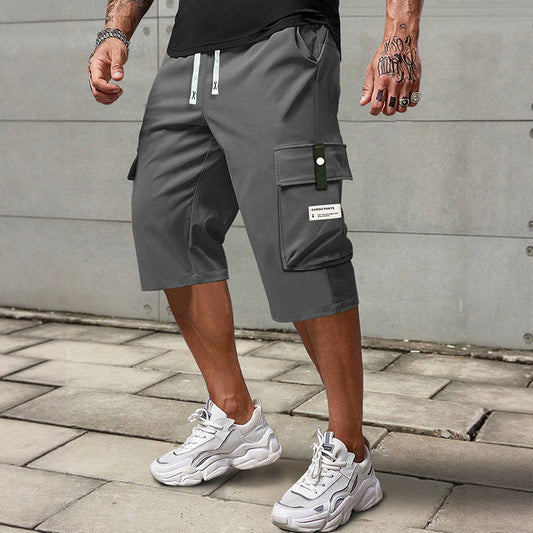 ⏳LAST DAY SALE 50% OFF !!📢Men's Casual Drawstring Capri Cargo Pants-Buy 2 Get Free Shipping Today!